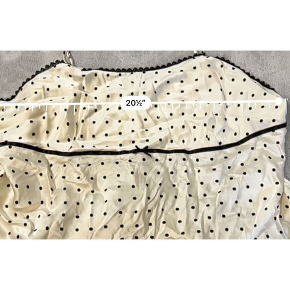 Women’s Silk Pajama Pjs Set Tank & Capris Ivory/Cream 3X - Picture 3 of 13